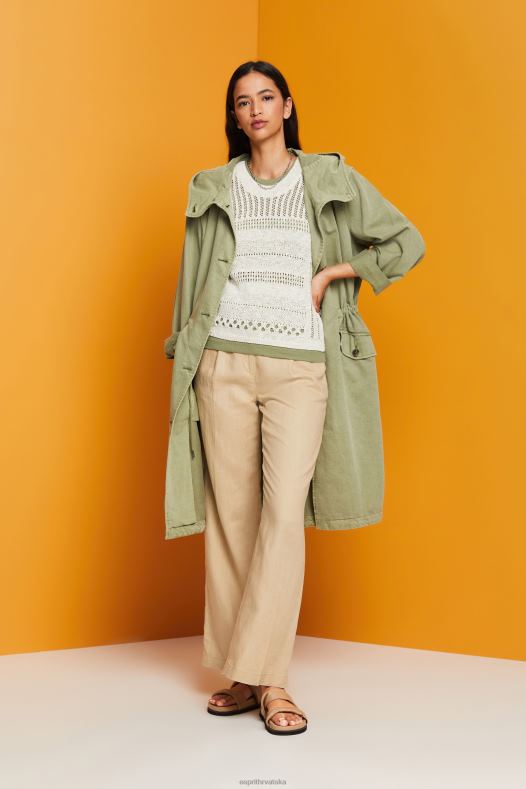 Esprit žene muline džemper bez rukava, mješavina pamuka led veste A48RT107