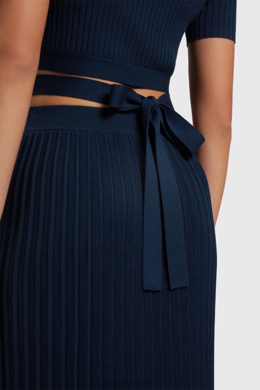 Esprit žene nabrani gornji dio mornarica veste A48RT378