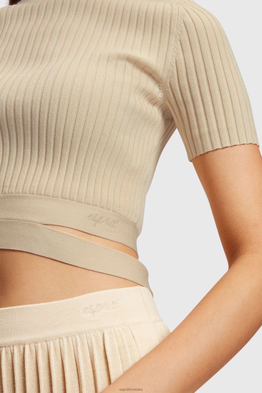 Esprit žene nabrani gornji dio pijesak veste A48RT376