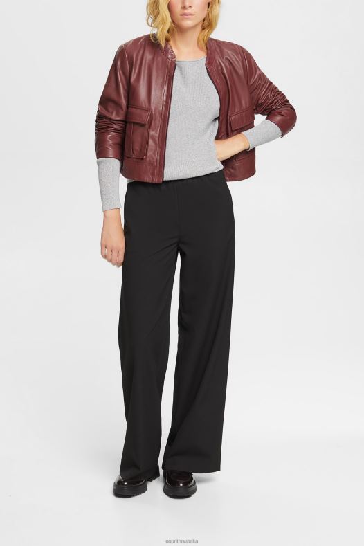 Esprit žene pleteni džemper s šišmiš rukavima srednje siva veste A48RT544