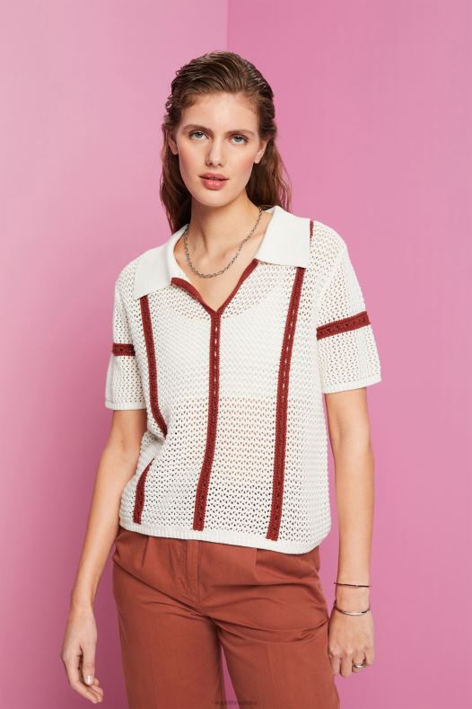 Esprit žene polo džemper kratkih rukava led veste A48RT105