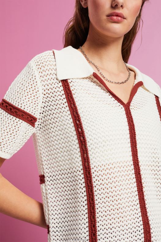 Esprit žene polo džemper kratkih rukava led veste A48RT105