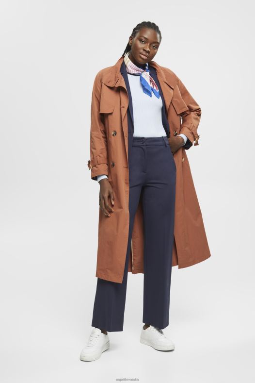 Esprit žene rebrasti skakač pastelno plava veste A48RT274