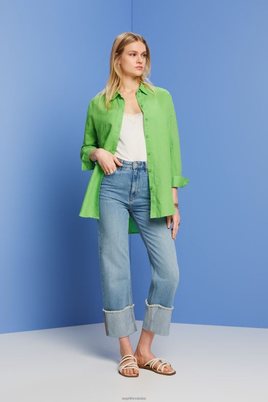 Esprit žene gornji dio od žerseja s čipkastim rubom led vrh A48RT140