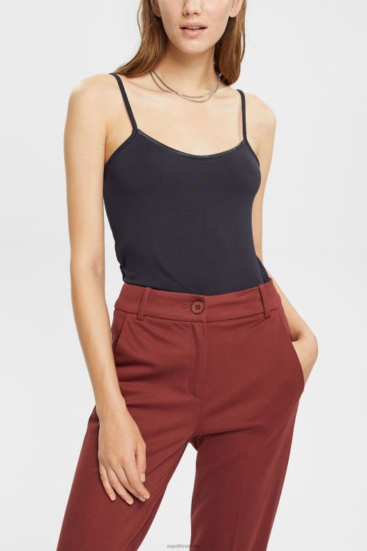 Esprit žene gornji dio s naramenicama, lenzing ecovero crno vrh A48RT517