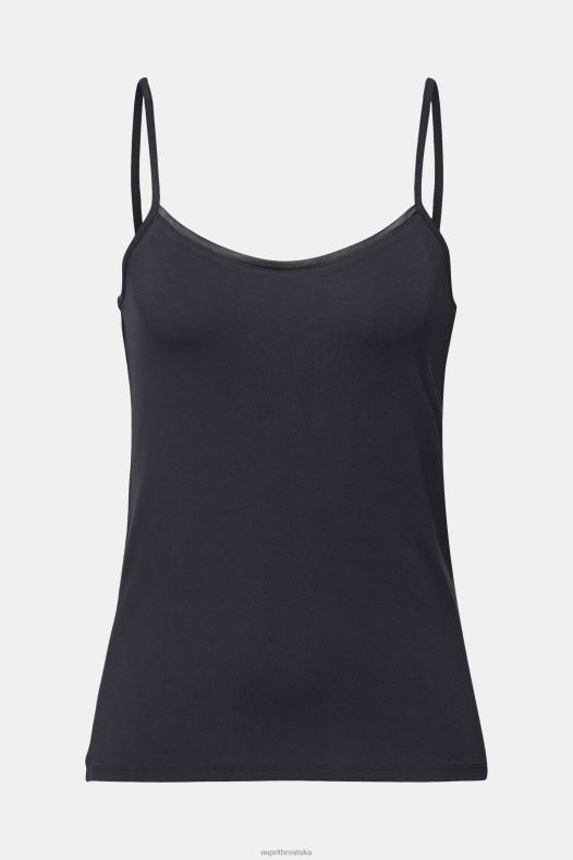 Esprit žene gornji dio s naramenicama, lenzing ecovero crno vrh A48RT517