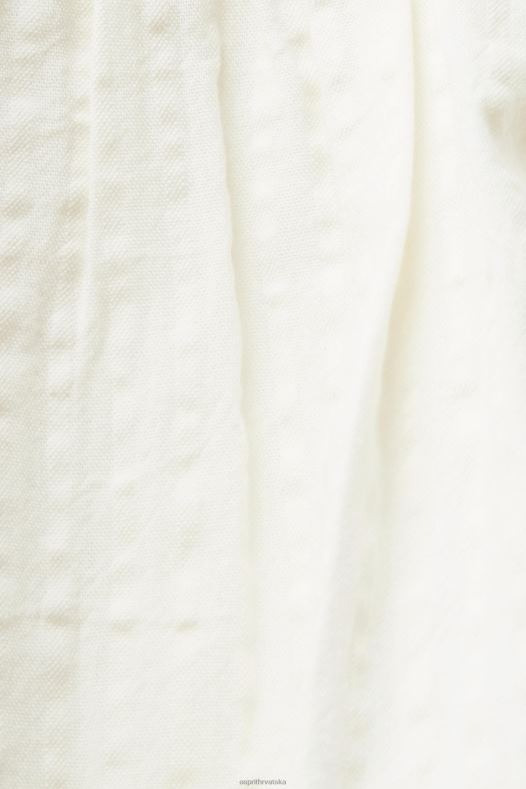 Esprit žene majica s teksturom bijela vrh A48RT224